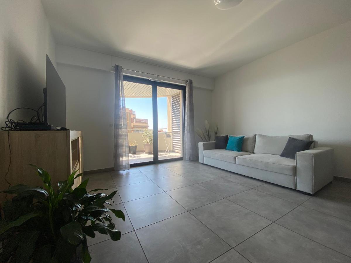 אז'אקסיו Appartement T2 De Standing Avec Parking A 250 Metres De La Plage, Route Des Sanguinaires, Ajaccio מראה חיצוני תמונה